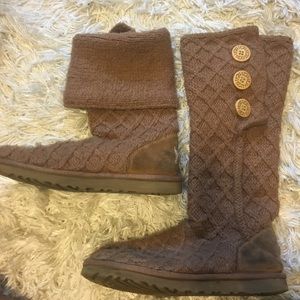 Knit ugg boots